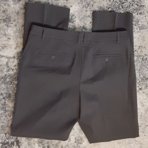 Talbots Cotton Charcoal Grey Dress Pants - Picture 3 of 6